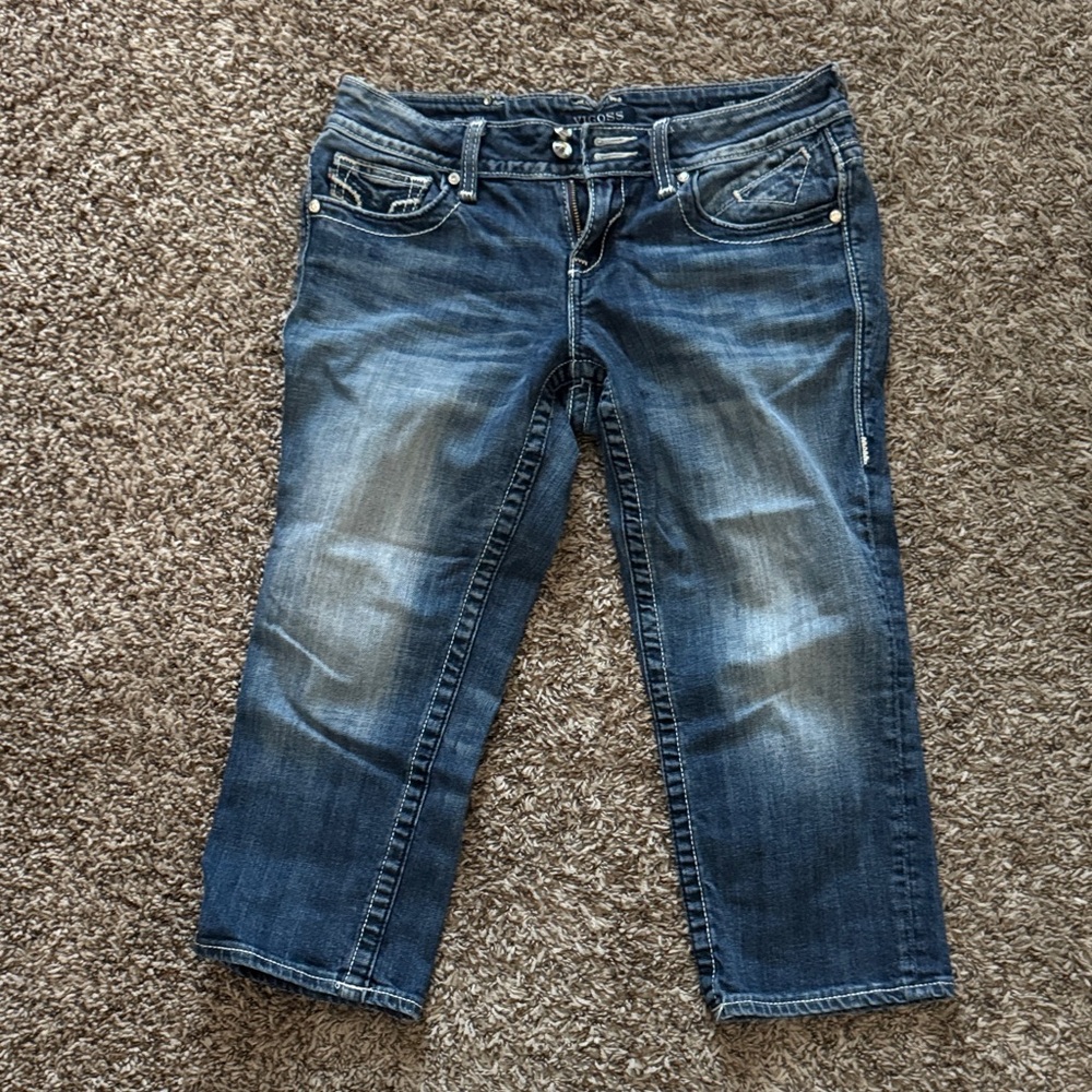 Vigoss Dark Blue Ankle Jeans